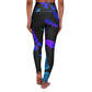 "Neon Flutterings" - Butterflies Leggings