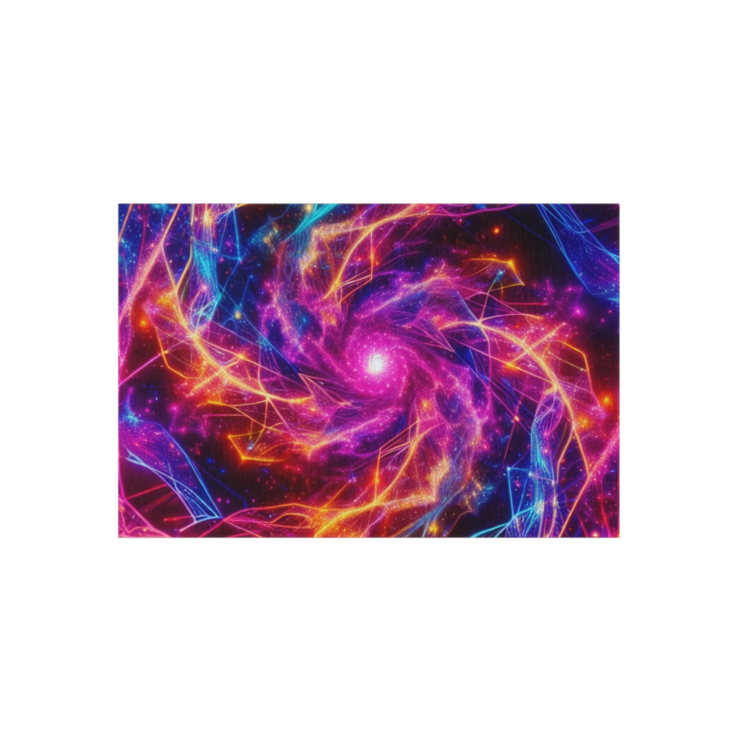 Neon Infinity Fantasia. Infinity Patterns Outdoor Rug