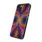 Vibrant Trippy Neon Infinity Swirls Infinity Patterns Art Polycarbonate Phone Case