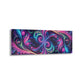Vibrant Neon Infinity Fractalization. Trippy infity Pattern 1/4" Glossy Acrylic Art