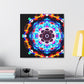 Vivid Vortex Immersion Trippy Infinity Patterns Art Canvas
