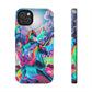 "Neon Fantasy" NEON Unicorns Tough Phone Case