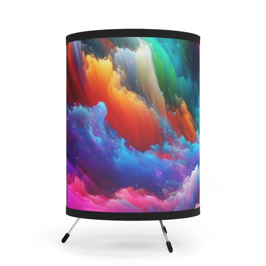 Pietro di Braccio - Trippy Infity Patterns Art Tripod Lamp