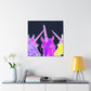 Neon Unicorn Dreamscape NEON Unicorns Art Canvas