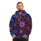 "Eternal Flows of Dreams" -Trippy Infinity Patterns AOP Hoodie