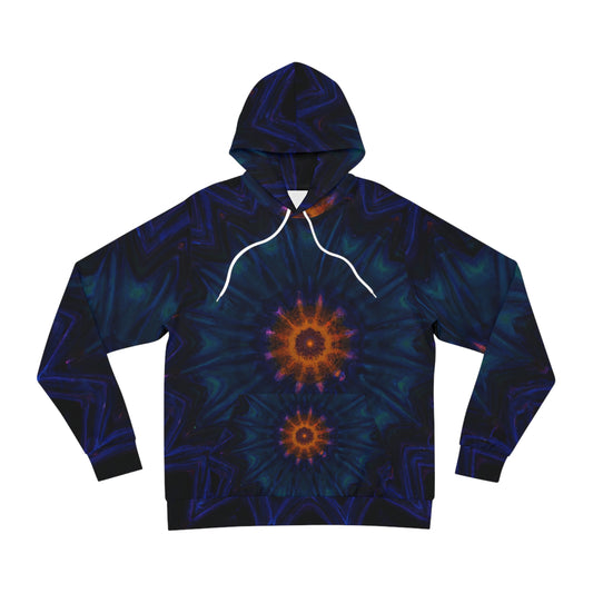 "Echoes of Everlasting Luster" -Trippy Infinity Patterns AOP Hoodie