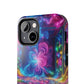 Vortex of Chromatic Wonder Trippy Infinity Patterns Tough Phone Case