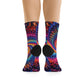 TDB Triptonix Infinity Labyrinth. Trippy Recycled Poly Socks