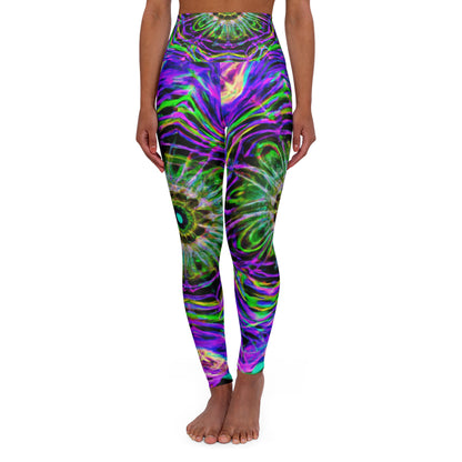 "Neon Infinity Indulgence" - Trippy Infinity Patterns Leggings