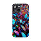 "Illuminated Flight" NEON Butterflies Tough Phone Case