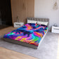 Mariano Filoteo - NEON Unicorns Microfiber Duvet Cover