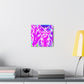 Neon Splendor Unicorns. NEON Unicorns Art Canvas