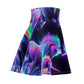 Neon Mysticism -NEON Unicorns Woman' Skater Skirt
