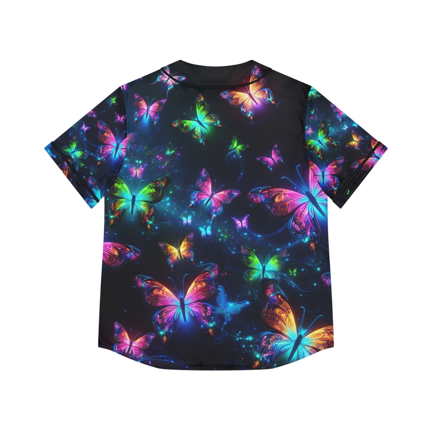 "Butterfly Fluorescence" Neon Butterflies Womans Jersey