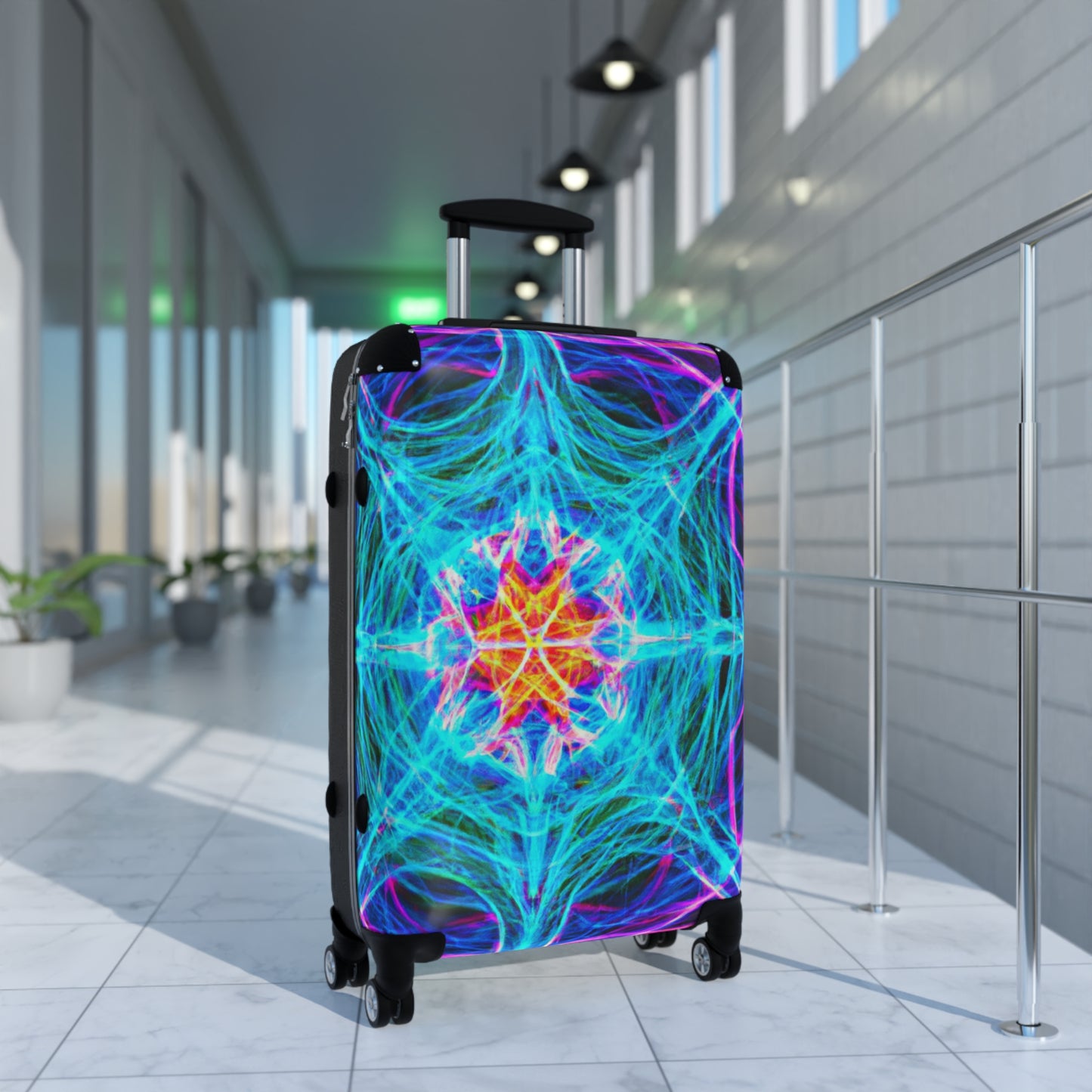 Niccolò di Fiorenza - Trippy Infinity Patterns Suitcase