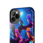 "Neon Nocturne" NEON Owls Tough Phone Case