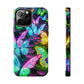 Neon Butterfly Dreamscape. NEON Butterflies Tough Phone Case