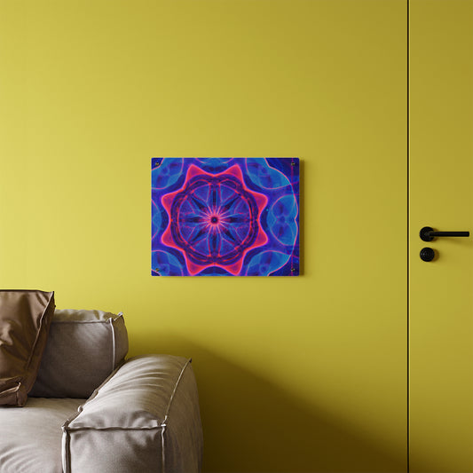 Rainbow Plasmatica Infinity. Trippy Infinity Patterns Acrylic Art Panel