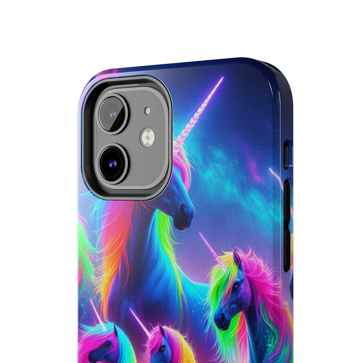 Vibrant's Mystic Muster NEON Unicorns Tough Phone Case