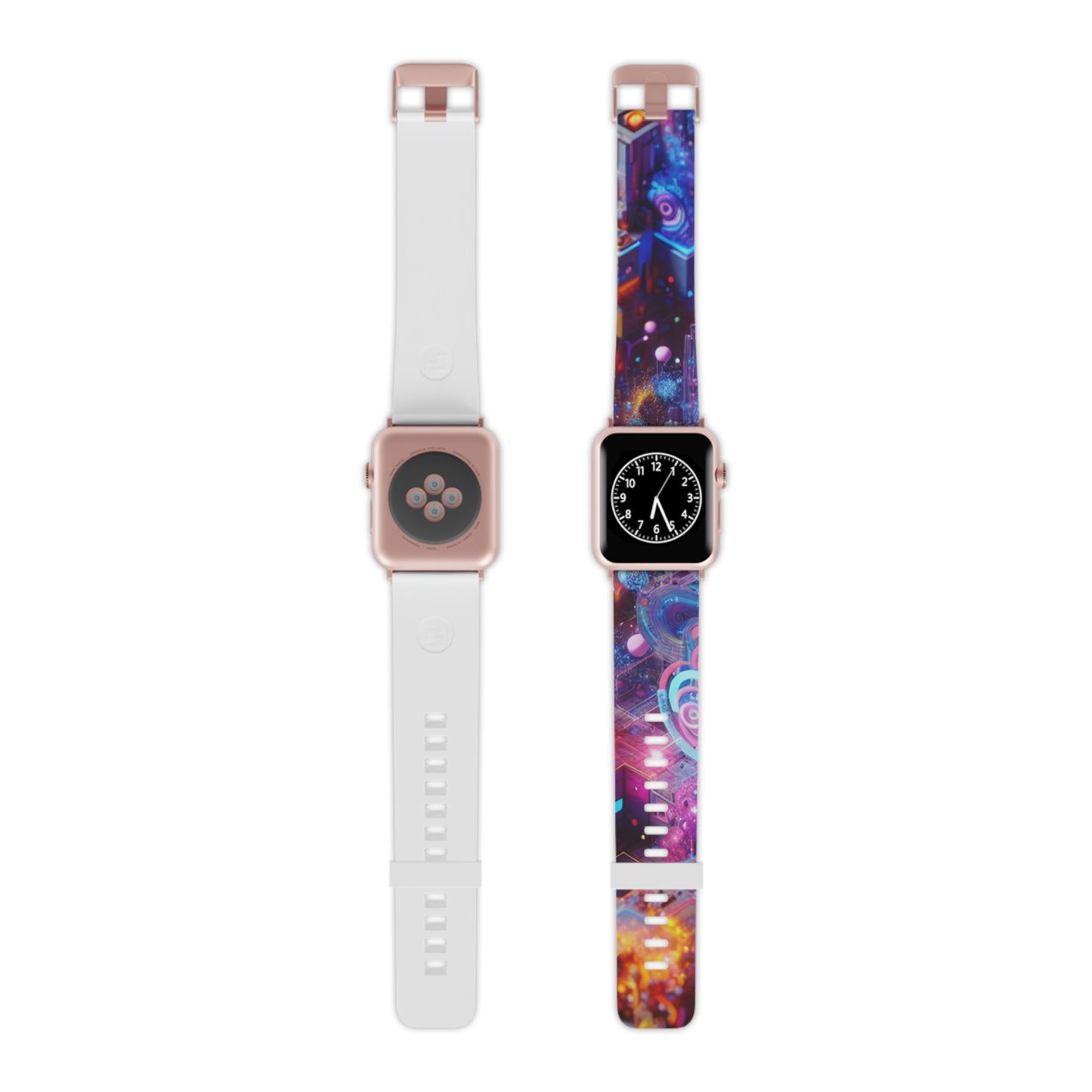and highlighting

Galactic Illumination - Trippy Infinity Patterns Iwatch Band