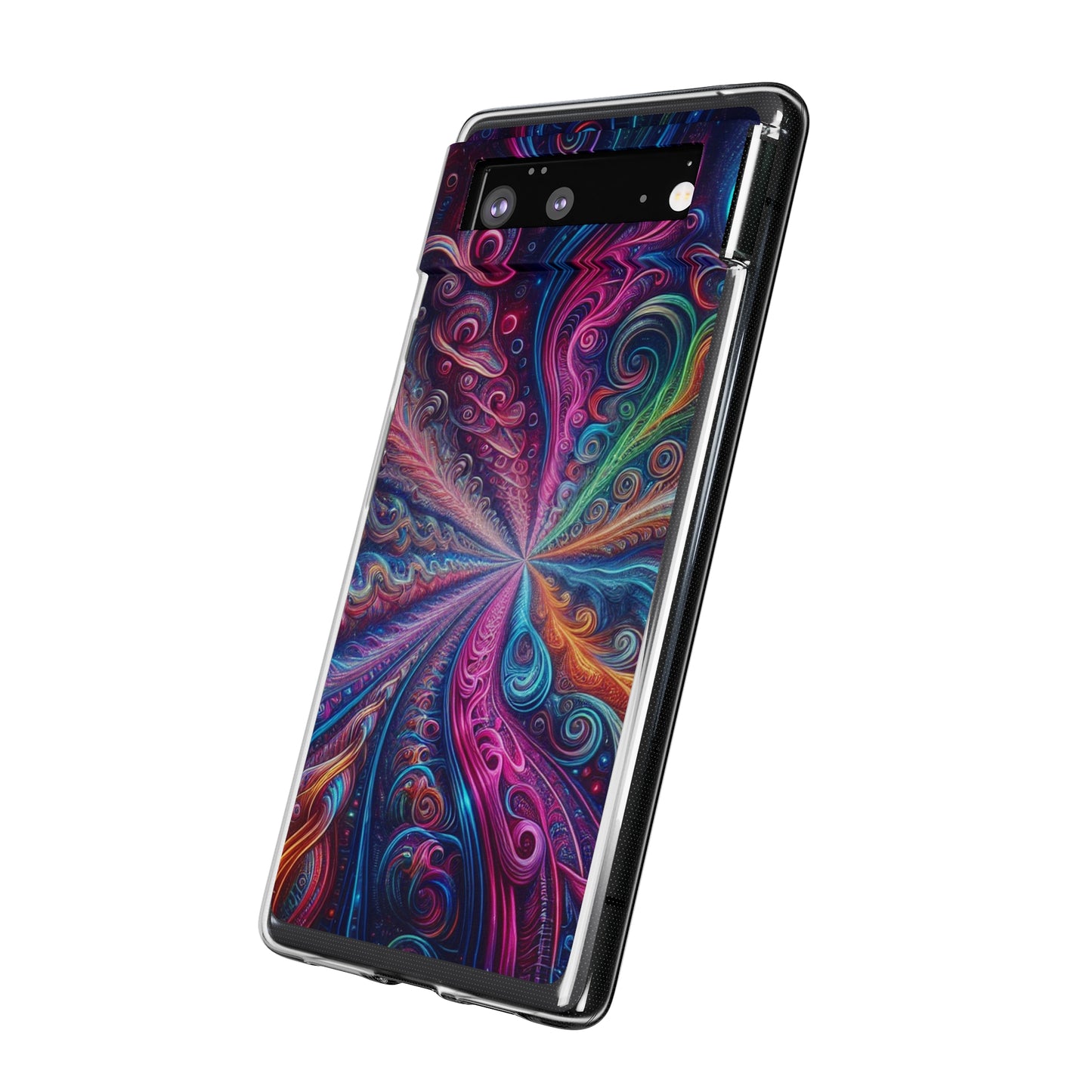 "Infinite Electrify" Infinity Patterns Art Polycarbonate Phone Case