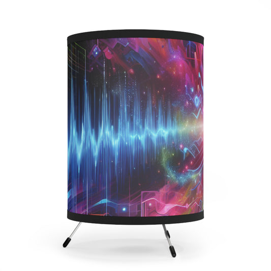 Giorgio da Venezia - Trippy Infity Patterns Art Tripod Lamp