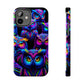 Neon Owl Congregation. NEON Owls Tough Phone Case