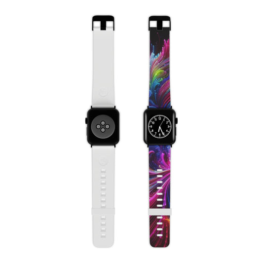 , and robots

"E-Robotic Vibescapes" - Trippy Infinity Patterns Iwatch Band