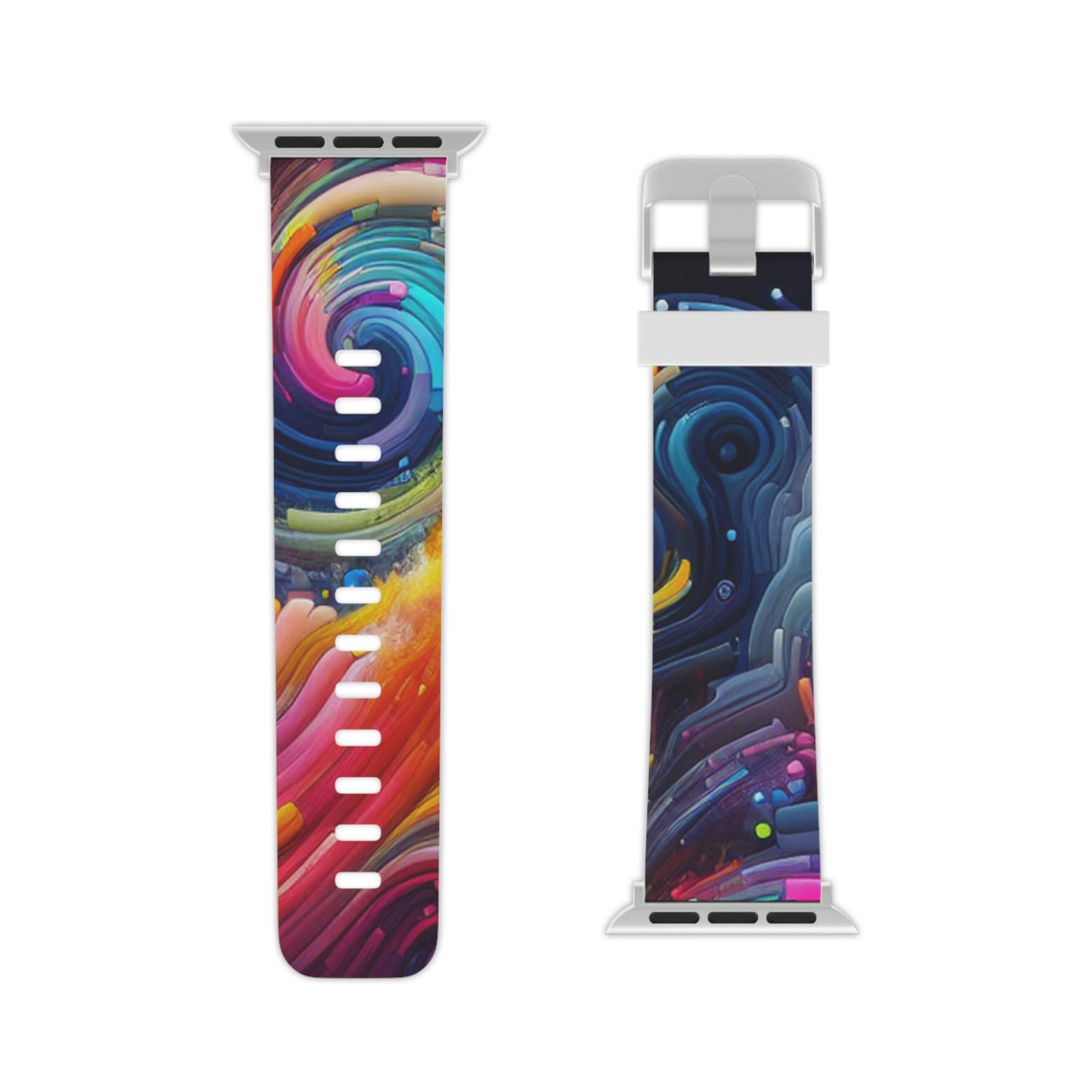 Neo-Futurism Chromiascape - Trippy Infinity Patterns Iwatch Band