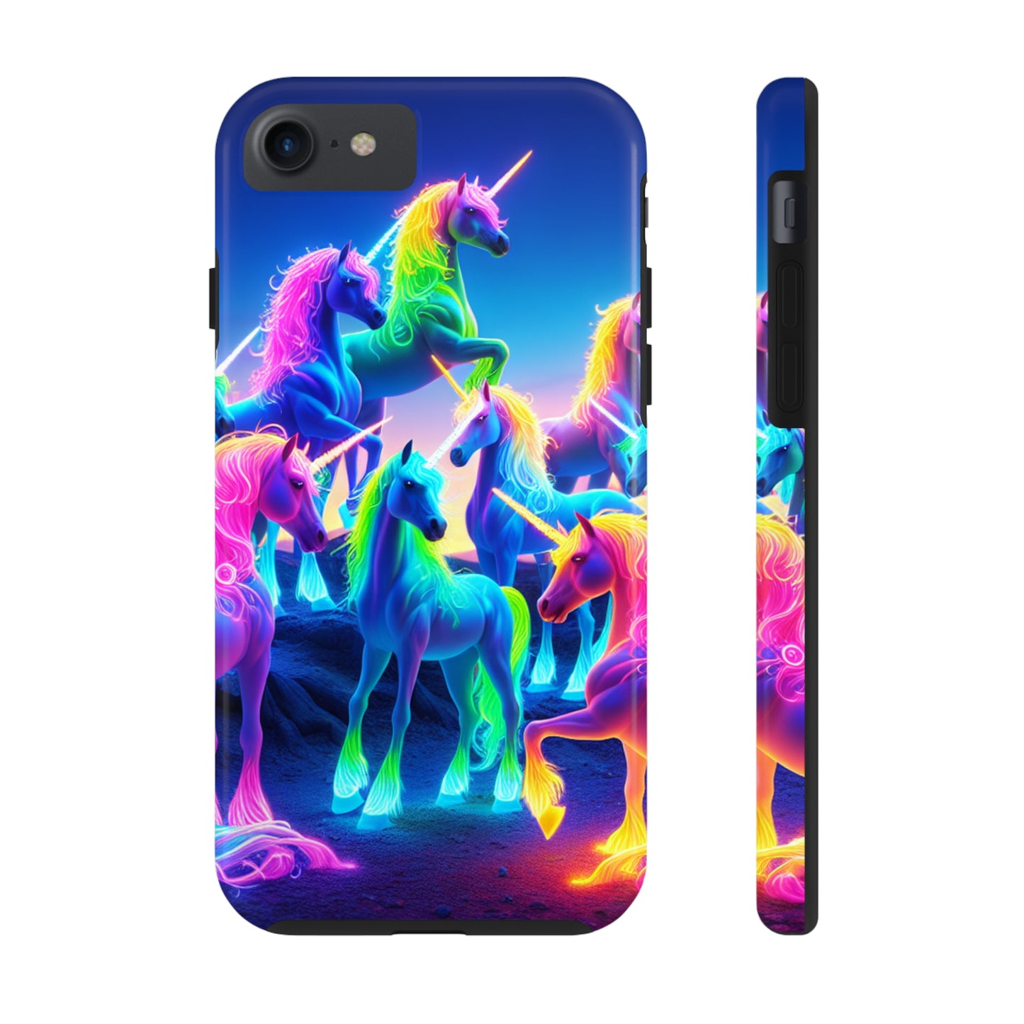 Neon Unicorn Spectacle. NEON Unicorns Tough Phone Case