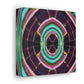 Electric Cosmic Confetti. Trippy Infinity Patterns Art Canvas