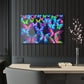 "Butterfly Cascade of Color" NEON Butterflies Art 1/4" Glossy Acrylic Art