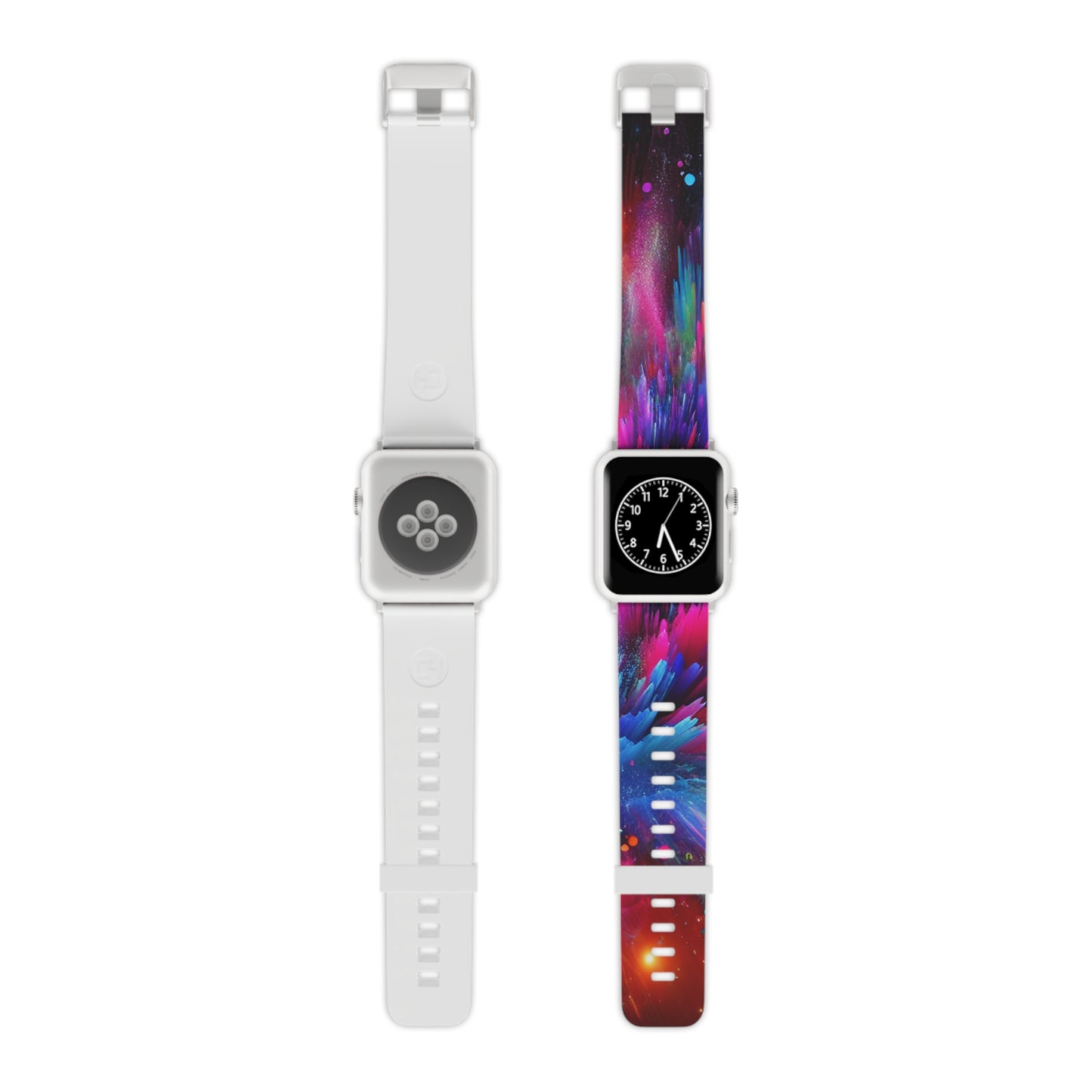"Neon Wave Surfing" - Trippy Infinity Patterns Iwatch Band