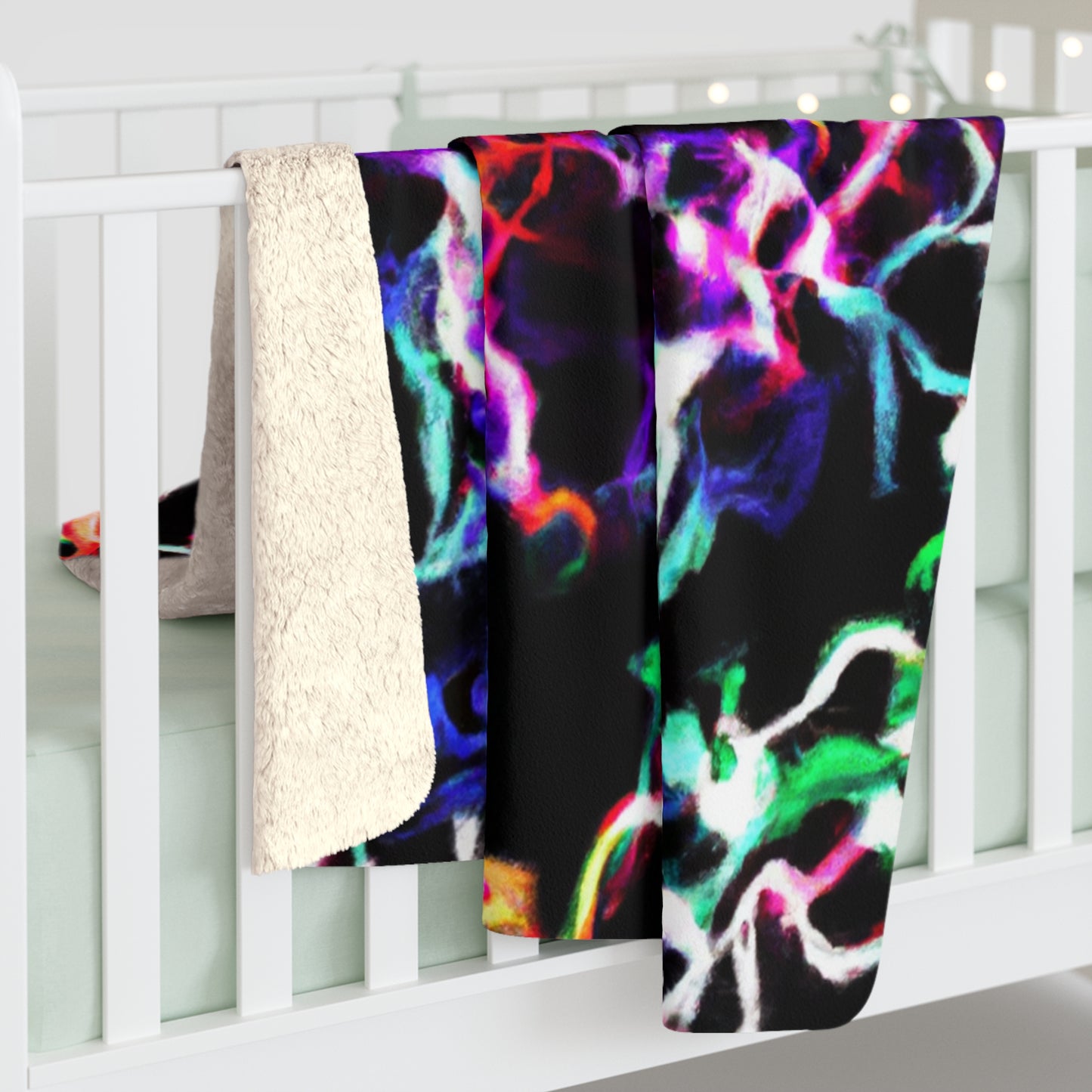 Hans van der Meer - Trippy Infinity Patterns Sherpa Blanket