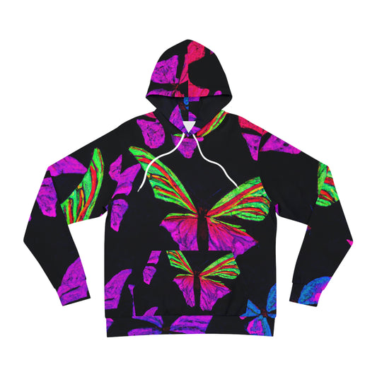 "Butterfly Technicolour Dreamscape" - Butterflies AOP Hoodie