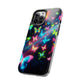 "Neon Swarm Splendour" NEON Butterflies Tough Phone Case