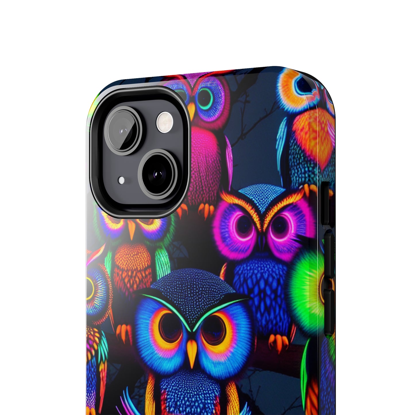 Neon Gloowls. NEON Owls Tough Phone Case