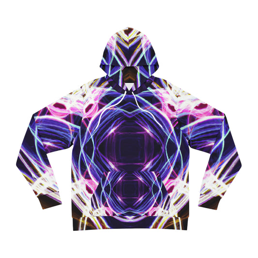 Neon Mystique of Infinity. -Trippy Infinity Patterns AOP Hoodie