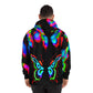 Vivid Butterflies Aurora - Butterflies AOP Hoodie