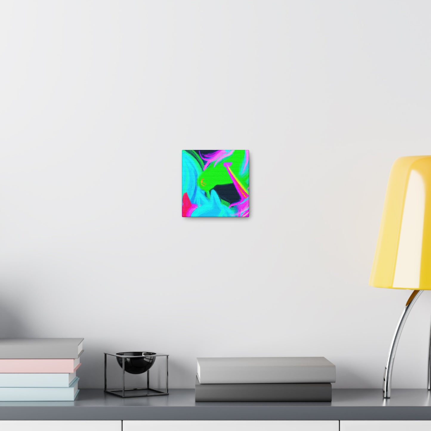 Neon Magical Joyride NEON Unicorns Art Canvas