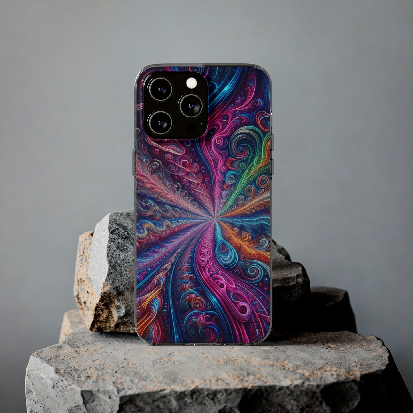 "Infinite Electrify" Infinity Patterns Art Polycarbonate Phone Case