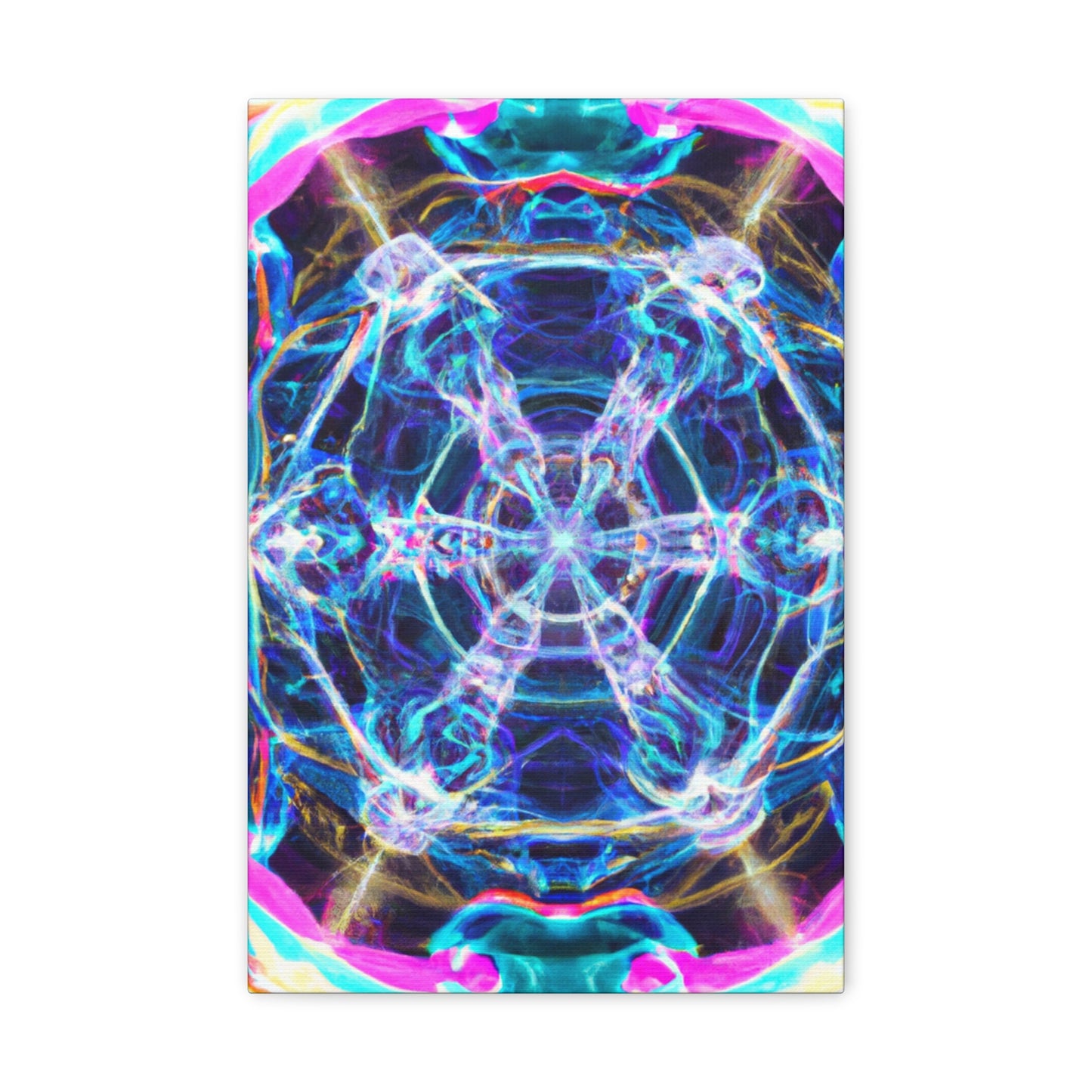 Psychedelic Infinity Visions Trippy Infinity Patterns Art Canvas
