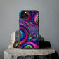 "VibranTrip Neonfinity" Infinity Patterns Art Polycarbonate Phone Case