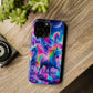 "Unicorn Prism" Neon Unicorns Premium Art Magsafe Magnet Tough IPhone 13 14 15 Pro Plus Max and Mini in Matte and Glossy Phone cases