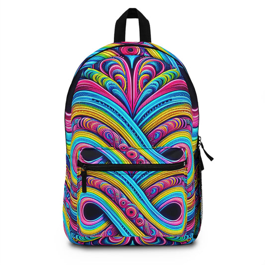Raphaela della Giustina - Trippy Infinity Patterns Backpack