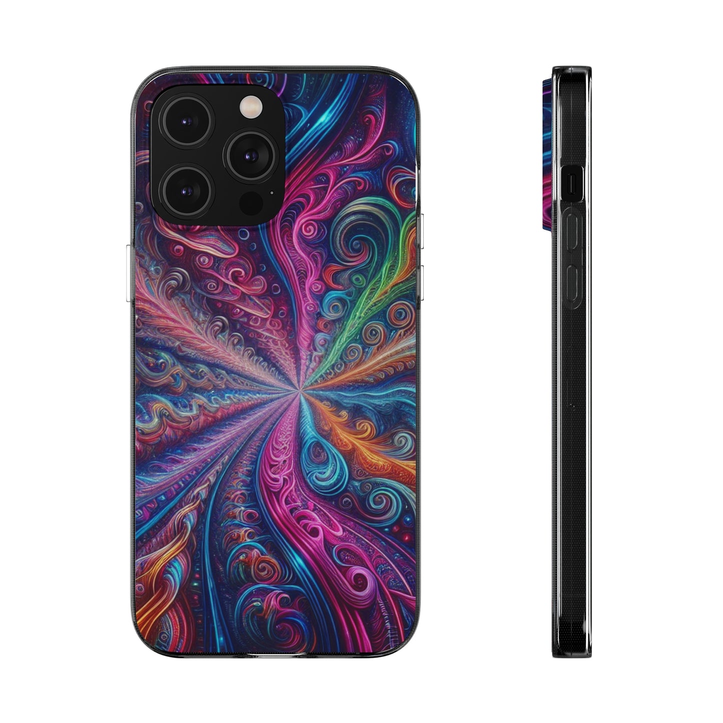 "Infinite Electrify" Infinity Patterns Art Polycarbonate Phone Case