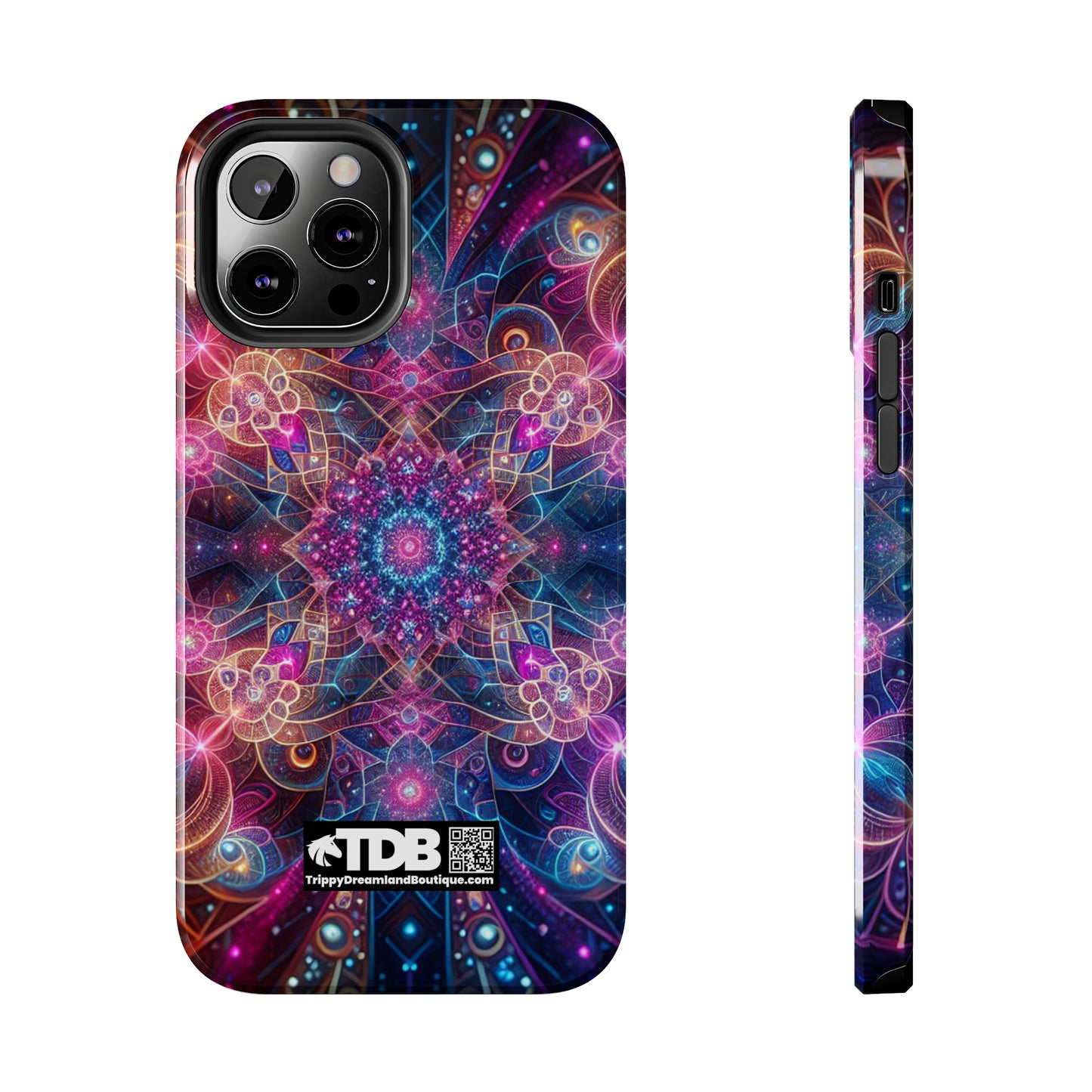 TDB Vibrant Infinity Ozonetics. Trippy Infinity Patterns Tough Phone Case