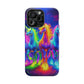 Neon Mystic Magicians Neon Unicorns Premium Art Magsafe Magnet Tough IPhone 13 14 15 Pro Plus Max and Mini in Matte and Glossy Phone cases