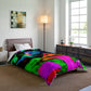 Vivid Cosmos. Butterflies & Mushrooms Comforter Blanket