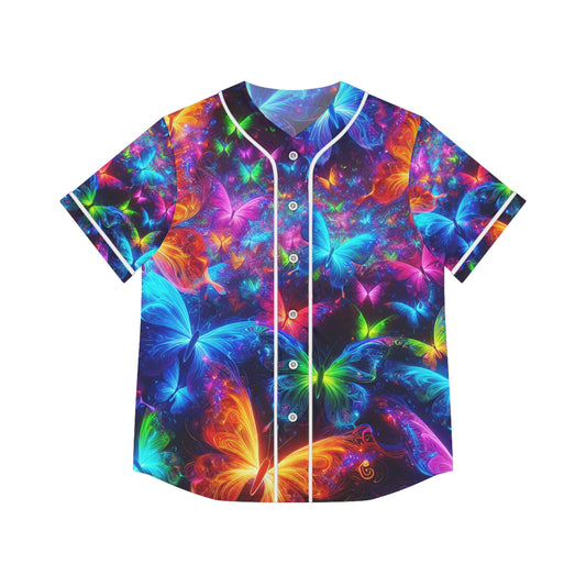 "Neon Flight of the Butterflies". Neon Butterflies Womans Jersey